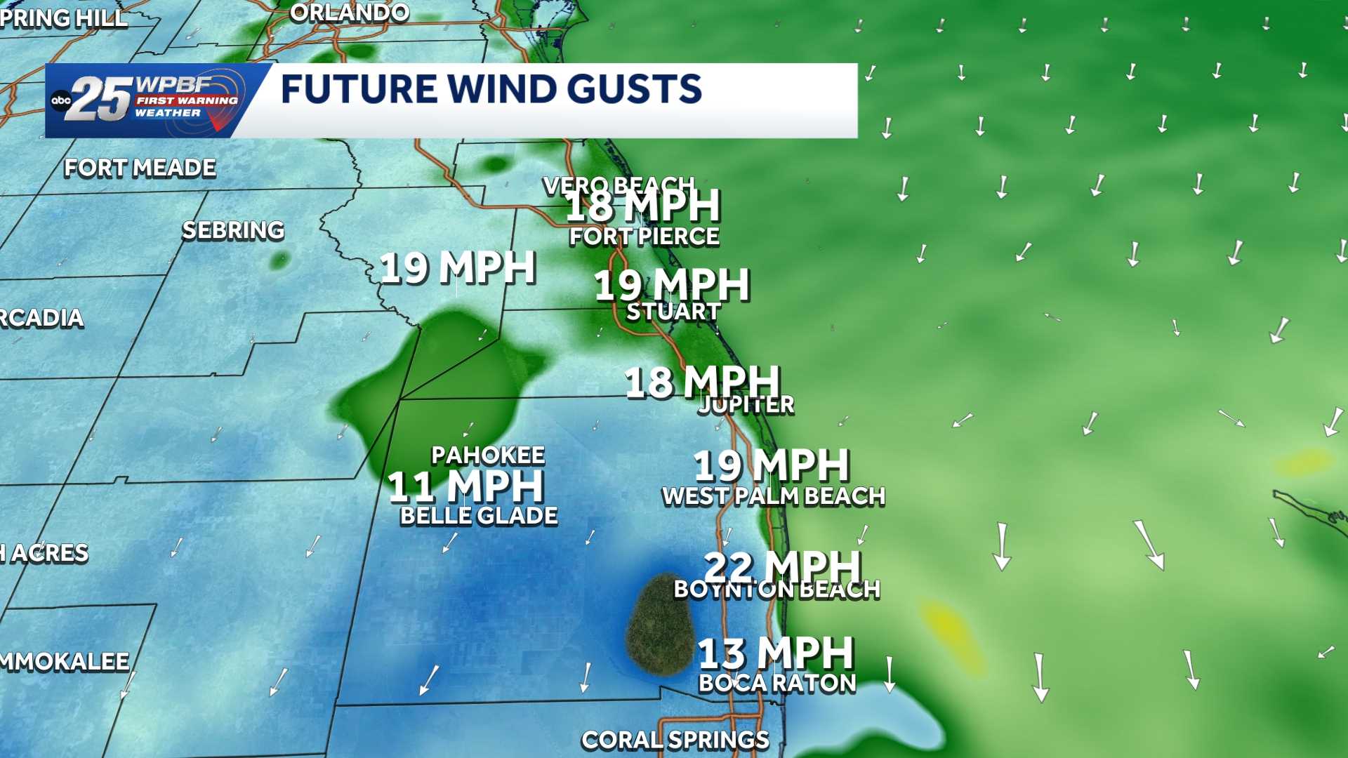 South Florida braces for impact winds Sunday and Monday as breezy pattern lingers — WPBF West Palm Beach