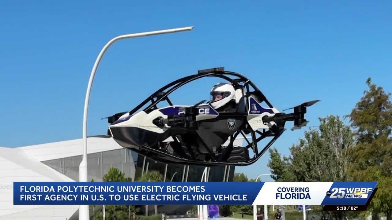 Florida Polytechnic University develops electric flying vehicle for police emergencies — WPBF West Palm Beach, Laredo Community news
