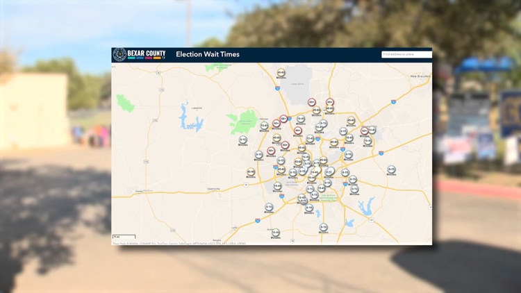Heading to the polls? Bexar County launches online tool to help voters gauge wait times at polling sites — KENS 5 (San Antonio), Laredo Community news